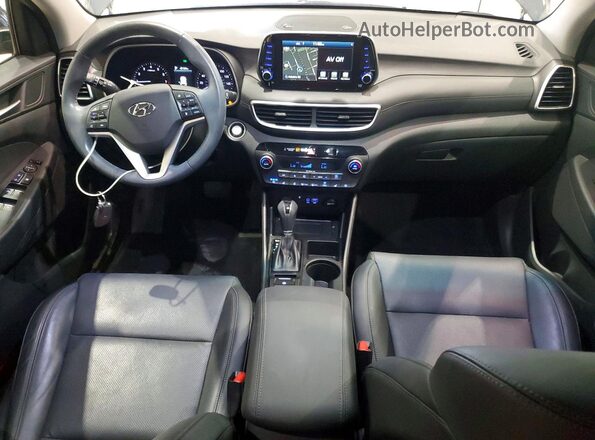 KM8J3CAL2KU048788 2019 HYUNDAI TUCSON Blue Dashboard view