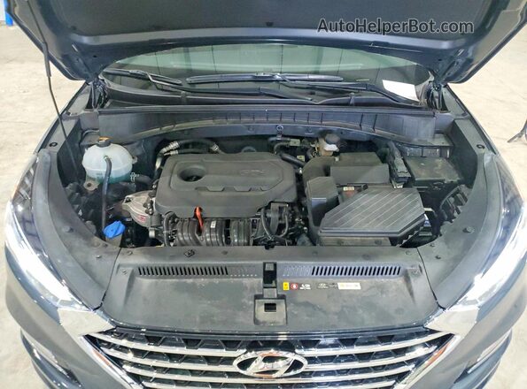 KM8J3CAL2KU048788 2019 HYUNDAI TUCSON Blue Engine compartment view