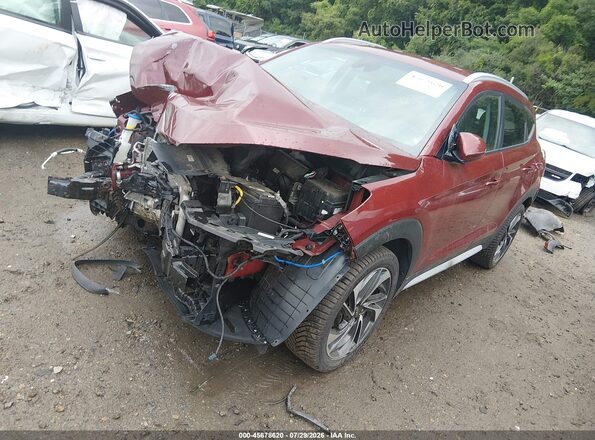 KM8J3CAL2KU890448 2019 HYUNDAI TUCSON Красный Передняя левая четверть