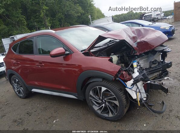 KM8J3CAL2KU890448 2019 HYUNDAI TUCSON Красный Вид задней части салона