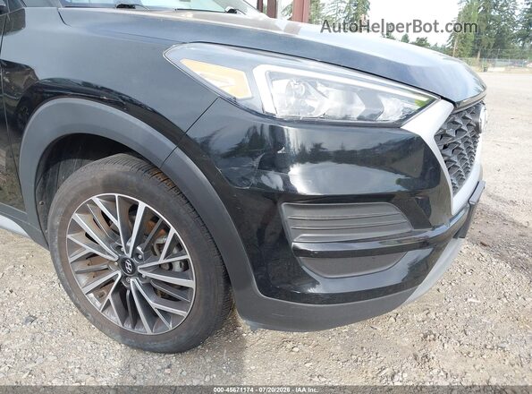 KM8J3CAL2KU895455 2019 HYUNDAI TUCSON Black Դիմացի տեսք