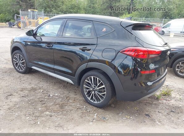 KM8J3CAL2KU895455 2019 HYUNDAI TUCSON Black Հետևի ձախ