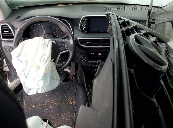 KM8J3CAL2KU996818 2019 HYUNDAI TUCSON Black Widok deski rozdzielczej