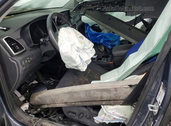 KM8J3CAL2KU996818 2019 HYUNDAI TUCSON Black Widok wnętrza z przodu