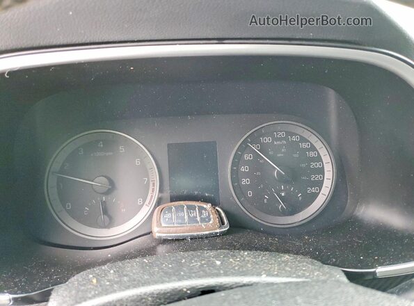 KM8J3CAL2KU996818 2019 HYUNDAI TUCSON Black Widok zestawu wskaźników