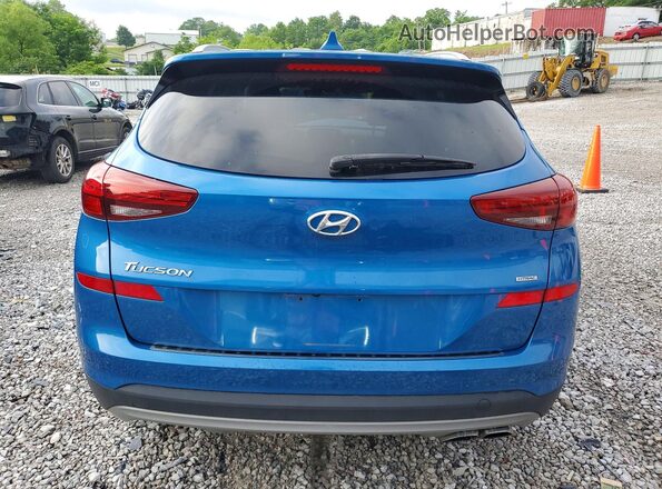 KM8J3CAL2LU244991 2020 HYUNDAI TUCSON Blue უკანა ხედი