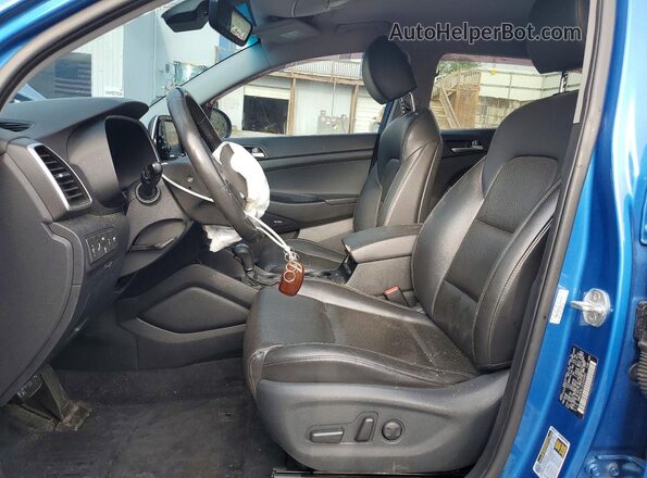 KM8J3CAL2LU244991 2020 HYUNDAI TUCSON Blue წინა სალონის ხედი