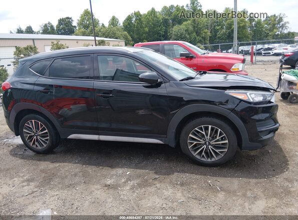 KM8J3CAL2LU255098 2020 HYUNDAI TUCSON Черный Вид задней части салона