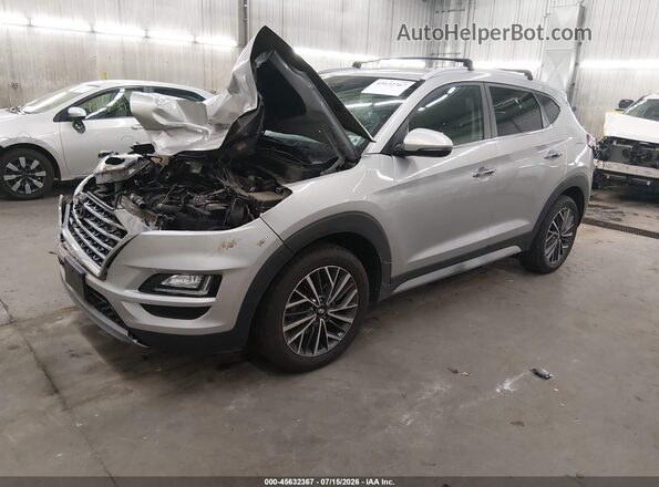 KM8J3CAL2MU395508 2021 HYUNDAI TUCSON Серебряный Передняя левая четверть