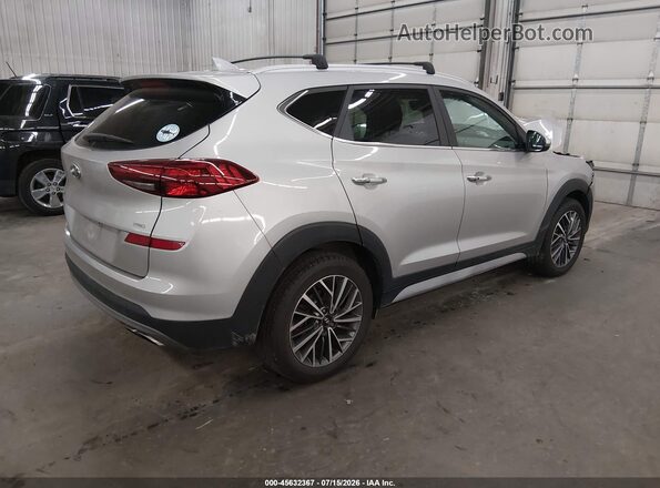 KM8J3CAL2MU395508 2021 HYUNDAI TUCSON Серебряный Задняя правая четверть