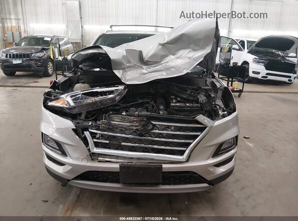 KM8J3CAL2MU395508 2021 HYUNDAI TUCSON Серебряный Вид задней части салона
