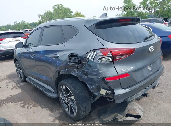 KM8J3CAL3KU040280 2019 HYUNDAI TUCSON Gray უკანა მარცხენა