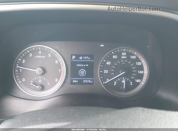 KM8J3CAL3KU040280 2019 HYUNDAI TUCSON Gray უკანა სავარძლების ხედი