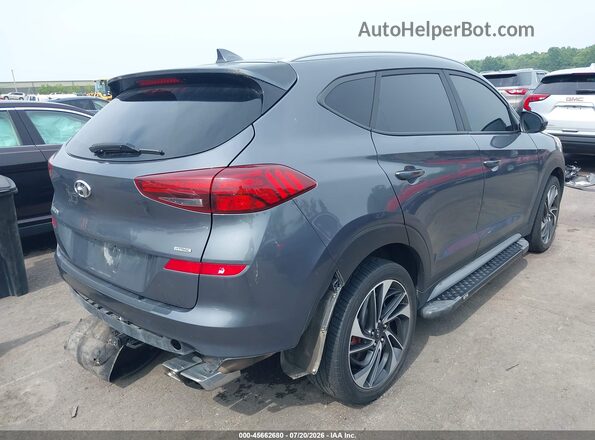 KM8J3CAL3KU040280 2019 HYUNDAI TUCSON Gray უკანა მარჯვენა