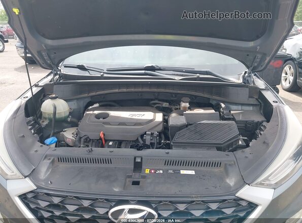 KM8J3CAL3KU040280 2019 HYUNDAI TUCSON Gray უკანა ხედი