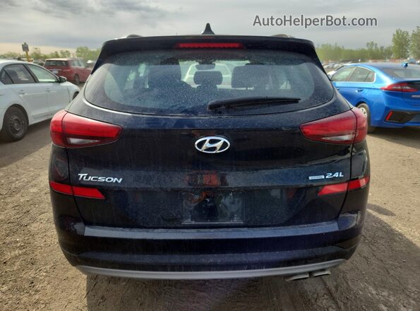 KM8J3CAL3KU075160 2019 HYUNDAI TUCSON Black უკანა ხედი