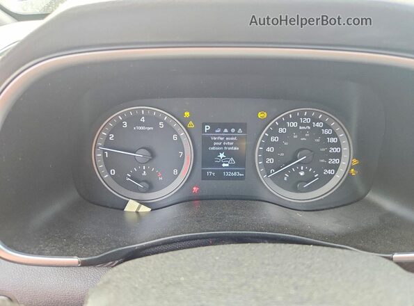 KM8J3CAL3KU075160 2019 HYUNDAI TUCSON Black ხელსაწყოთა პანელის ხედი