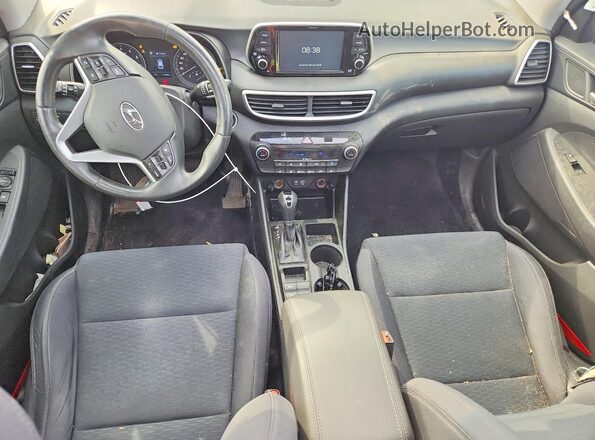 KM8J3CAL3KU075160 2019 HYUNDAI TUCSON Black წინა პანელის ხედი