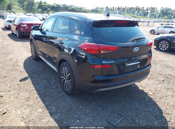KM8J3CAL3KU928172 2019 HYUNDAI TUCSON Black Հետևի ձախ