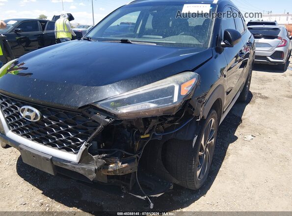 KM8J3CAL3KU953427 2019 HYUNDAI TUCSON Черный Вид спереди