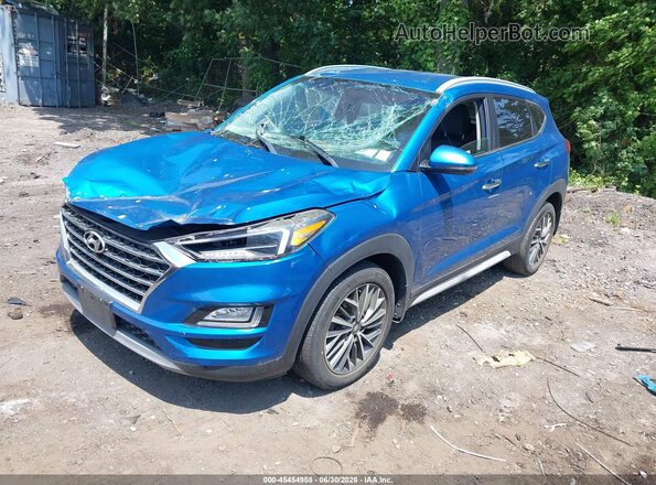 KM8J3CAL3LU152448 2020 HYUNDAI TUCSON Blue Przód lewy