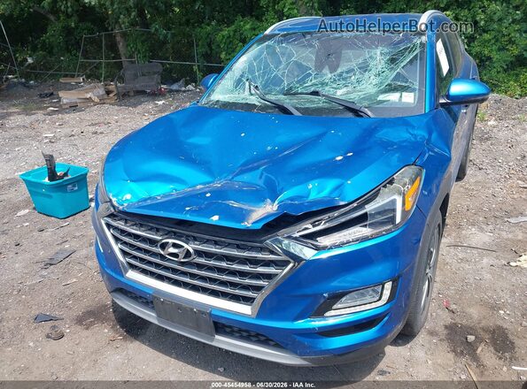 KM8J3CAL3LU152448 2020 HYUNDAI TUCSON Blue Widok z przodu