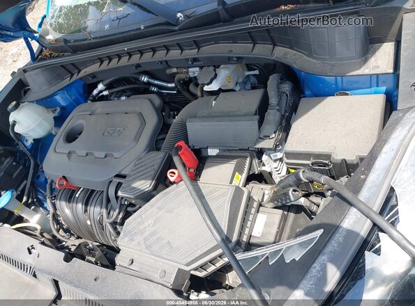 KM8J3CAL3LU152448 2020 HYUNDAI TUCSON Blue Widok z tyłu