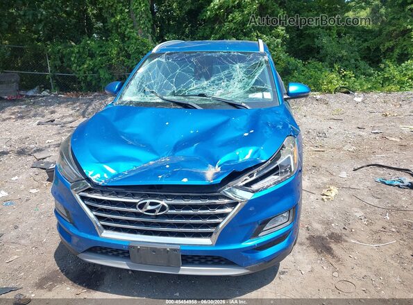KM8J3CAL3LU152448 2020 HYUNDAI TUCSON Blue Widok zestawu wskaźników