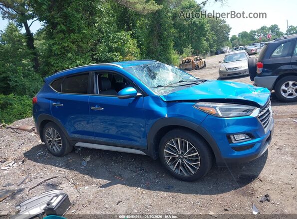 KM8J3CAL3LU152448 2020 HYUNDAI TUCSON Blue Widok wnętrza z tyłu