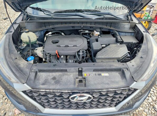 KM8J3CAL3LU213510 2020 HYUNDAI TUCSON Blue Rear interior view