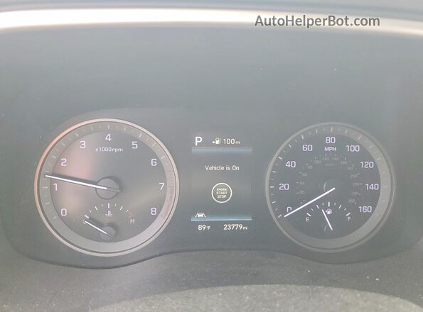 KM8J3CAL3LU280446 2020 HYUNDAI TUCSON Silver Вид щитка приладів
