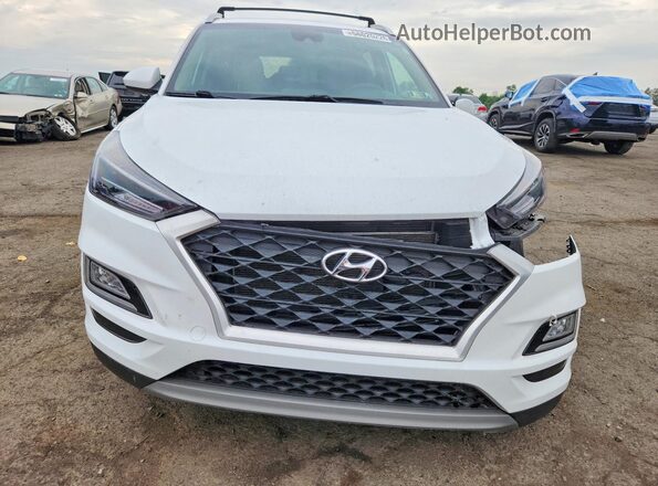KM8J3CAL3MU399258 2021 HYUNDAI TUCSON White Вид спереду