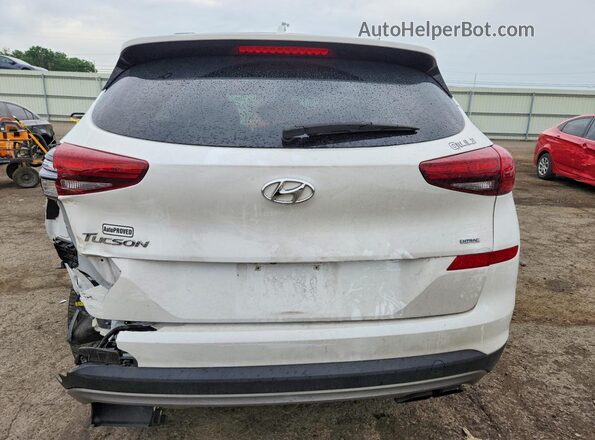 KM8J3CAL3MU399258 2021 HYUNDAI TUCSON White Вид ззаду
