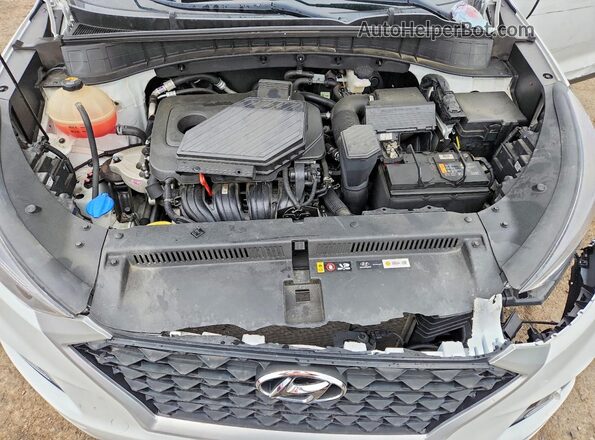KM8J3CAL3MU399258 2021 HYUNDAI TUCSON White Вид підкапотного простору