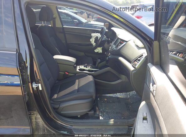 KM8J3CAL4JU694235 2018 HYUNDAI TUCSON Black Front interior view