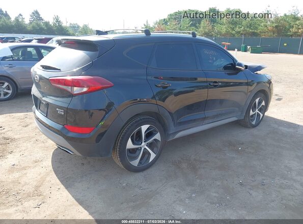 KM8J3CAL4JU694235 2018 HYUNDAI TUCSON Black Rear right