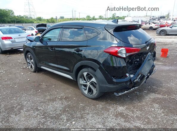 KM8J3CAL4JU746706 2018 HYUNDAI TUCSON Black Rear left