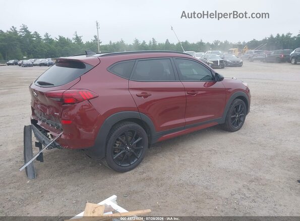 KM8J3CAL4KU019941 2019 HYUNDAI TUCSON Красный Задняя правая четверть