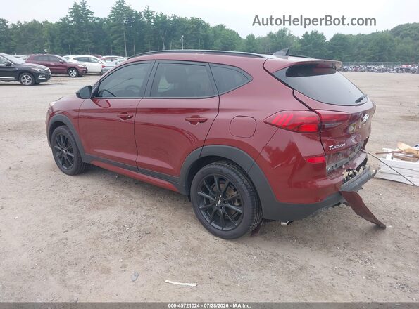 KM8J3CAL4KU019941 2019 HYUNDAI TUCSON Красный Задняя левая четверть