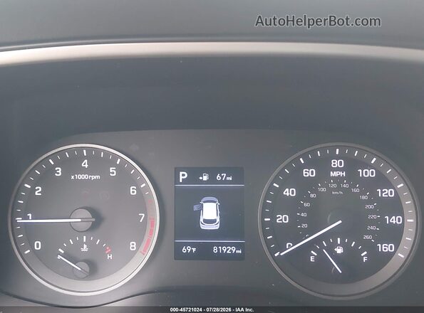 KM8J3CAL4KU019941 2019 HYUNDAI TUCSON Красный Вид задних сидений
