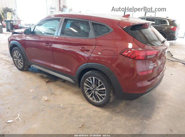 KM8J3CAL4KU022774 2019 HYUNDAI TUCSON Красный Задняя левая четверть