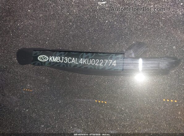 KM8J3CAL4KU022774 2019 HYUNDAI TUCSON Красный Вид подкапотного пространства
