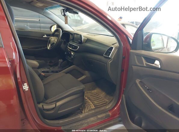 KM8J3CAL4KU022774 2019 HYUNDAI TUCSON Красный Вид салона спереди