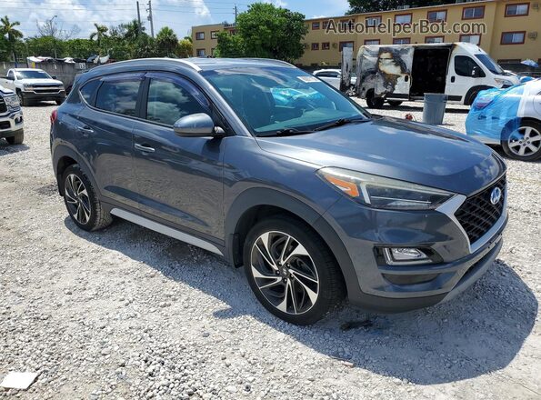 KM8J3CAL4KU884599 2019 HYUNDAI TUCSON Gray Առջևի աջ