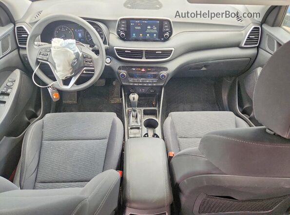 KM8J3CAL4KU960483 2019 HYUNDAI TUCSON Blue Вид панелі приладів