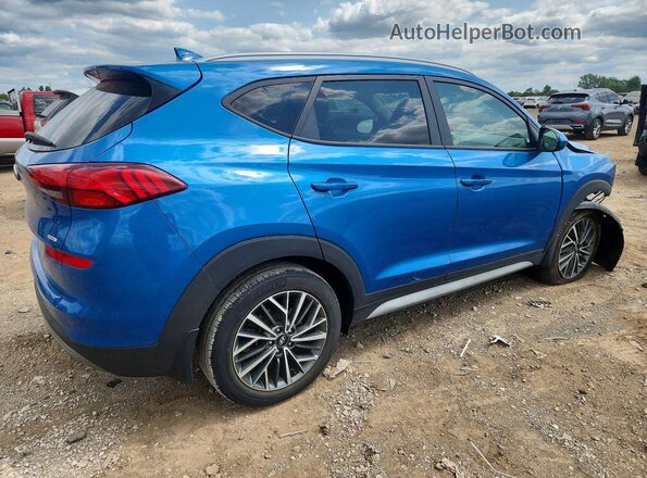 KM8J3CAL4KU960483 2019 HYUNDAI TUCSON Blue Задня права чверть
