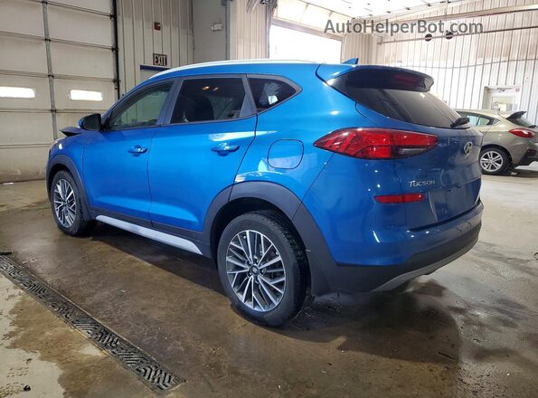 KM8J3CAL4KU993435 2019 HYUNDAI TUCSON Blue Задня ліва чверть