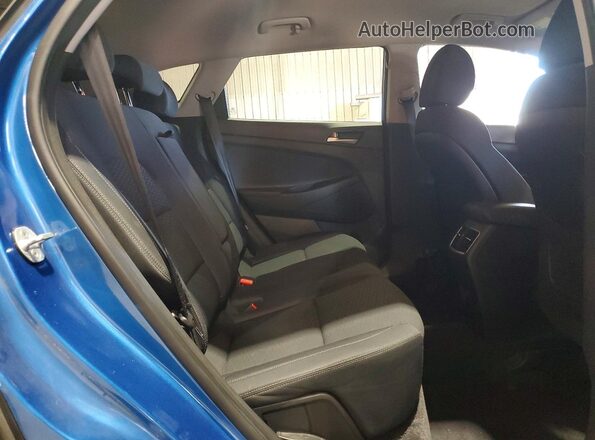 KM8J3CAL4KU993435 2019 HYUNDAI TUCSON Blue Вид задньої частини салону