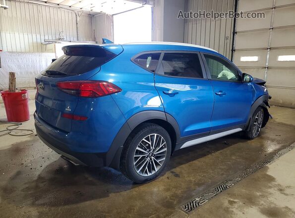 KM8J3CAL4KU993435 2019 HYUNDAI TUCSON Blue Задня права чверть