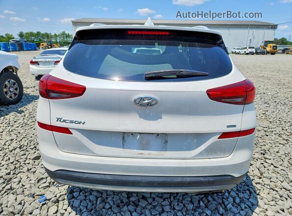 KM8J3CAL5KU029314 2019 HYUNDAI TUCSON White უკანა ხედი